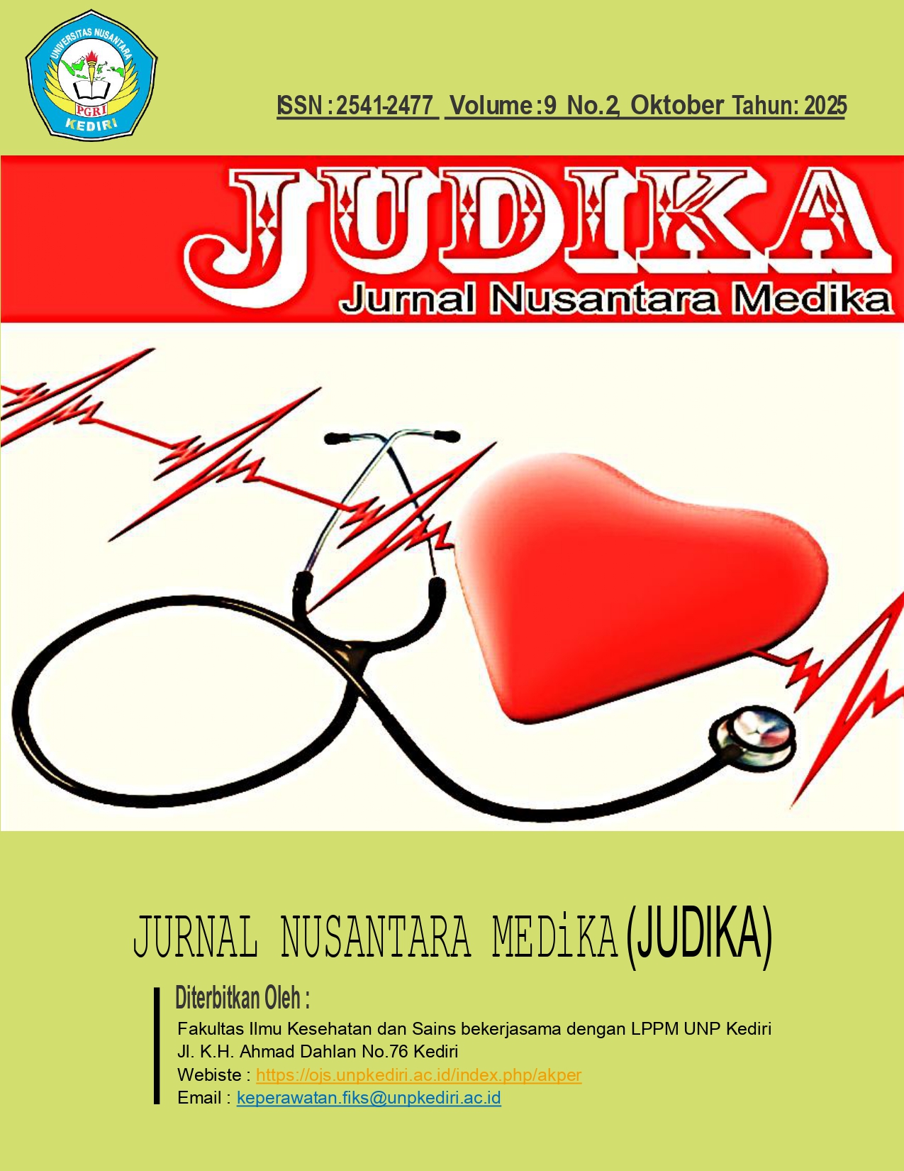 					View Vol. 9 No. 2 (2025): Judika Volume 9 No. 2 Oktober 2025
				